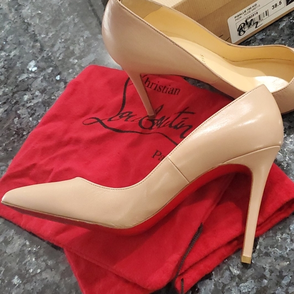 Christian Louboutin Nude Pigalle 100mm pumps - Picture 13 of 13